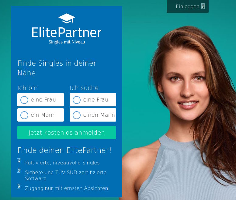 Testbericht: Titelbild zu Elitepartner.de